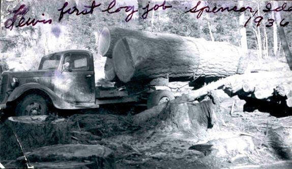 The history of Yellowstone Lumber, their first log job in 1936