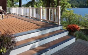 Trex Decking in winchester grey, available at Yellowstone Lumber in Rigby, Idaho