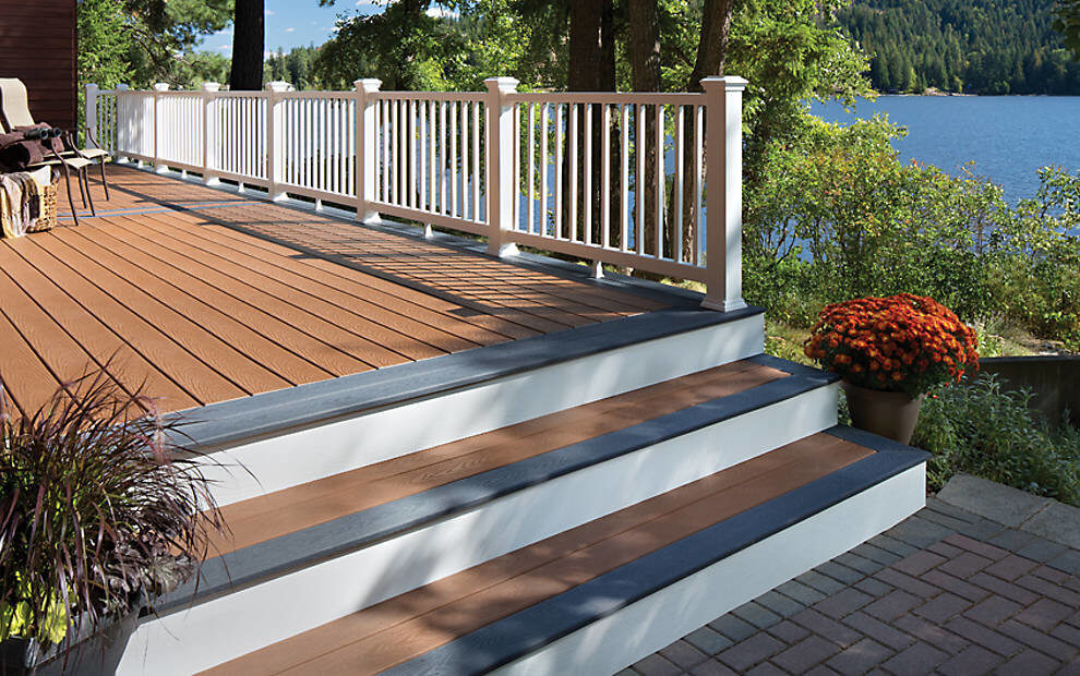 Trex Decking in winchester grey, available at Yellowstone Lumber in Rigby, Idaho